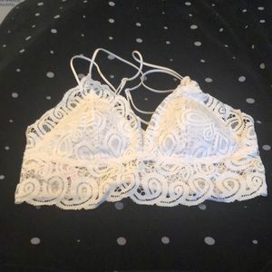 Large PINK beige bralette